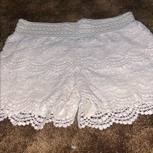 Lace shorts